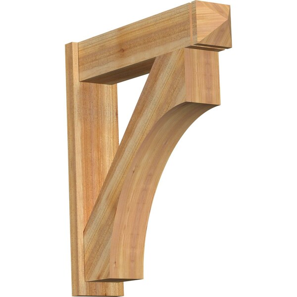 Ekena Millwork Westlake Arts & Crafts Rough Sawn Outlooker, Western Red Cedar, 8"W x 34"D x 38"H OUT08X34X38WTL03RWR - main